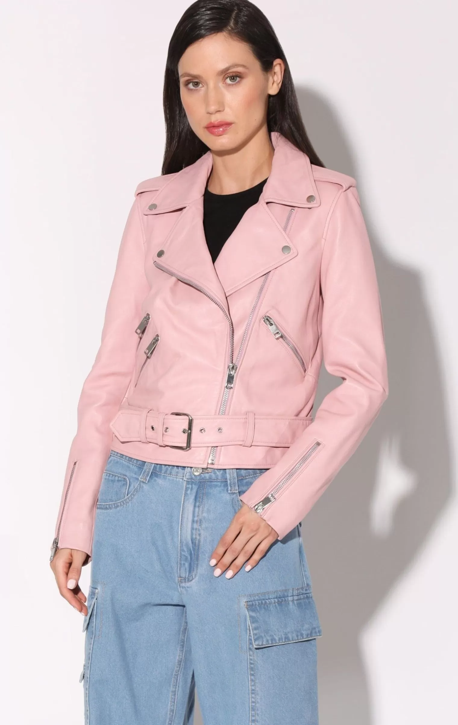 Walter Baker Allison Jacket, Taffy-Leather>Women Jackets