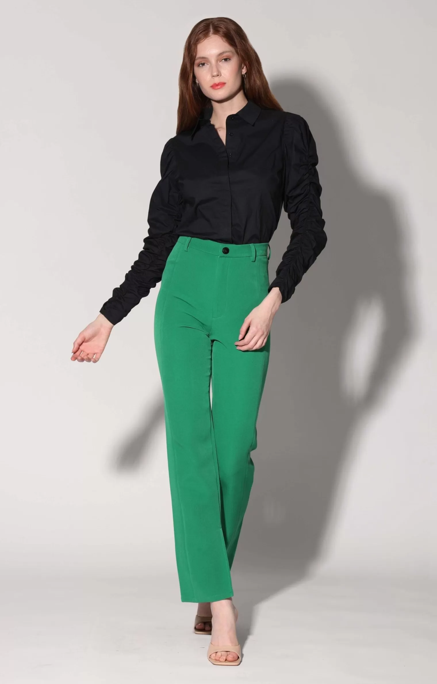 Walter Baker Atlas Pant, Kelly Green>Women Bottoms