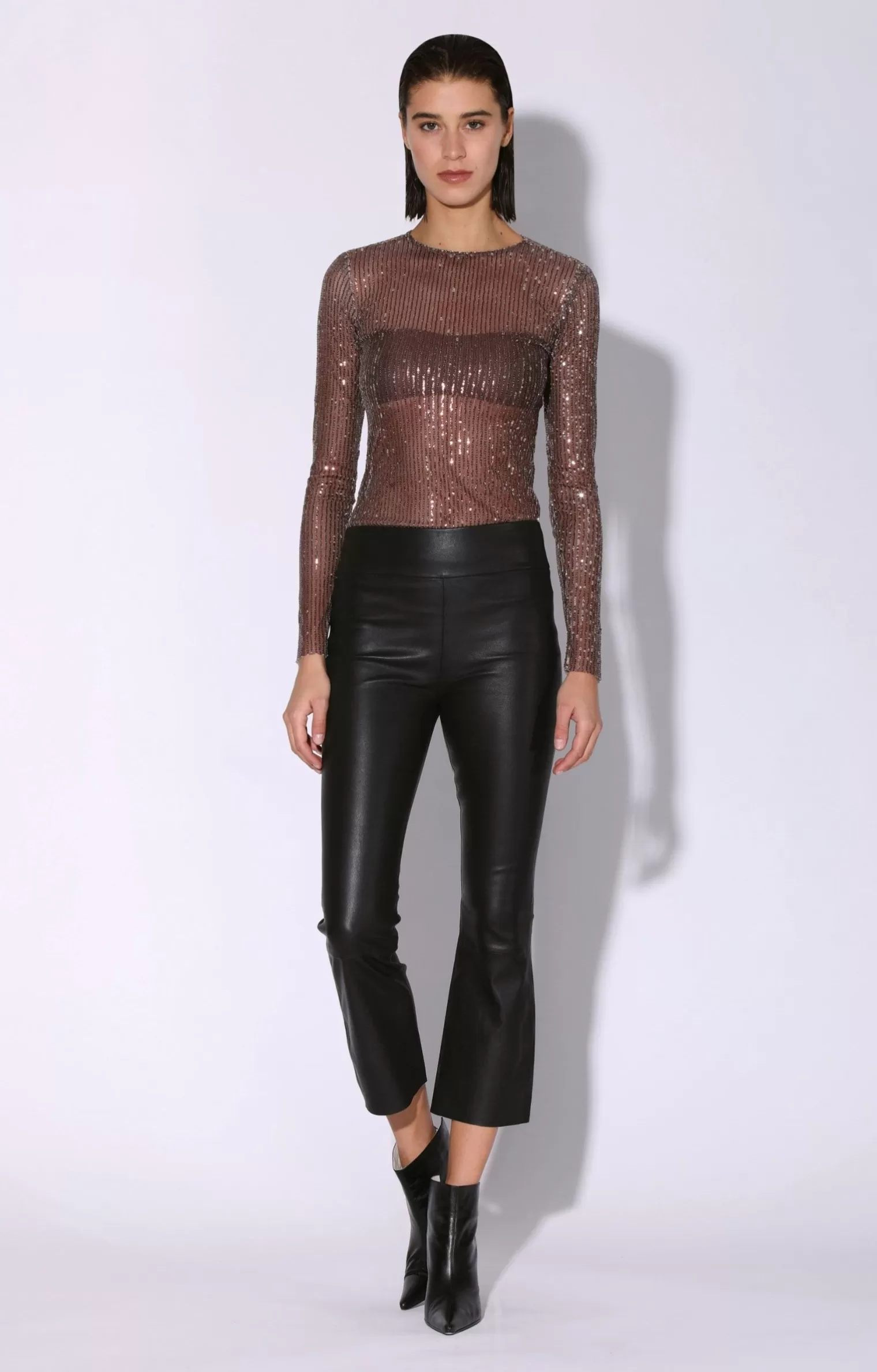 Walter Baker Barra Top, City Sequin Mink>Women Tops