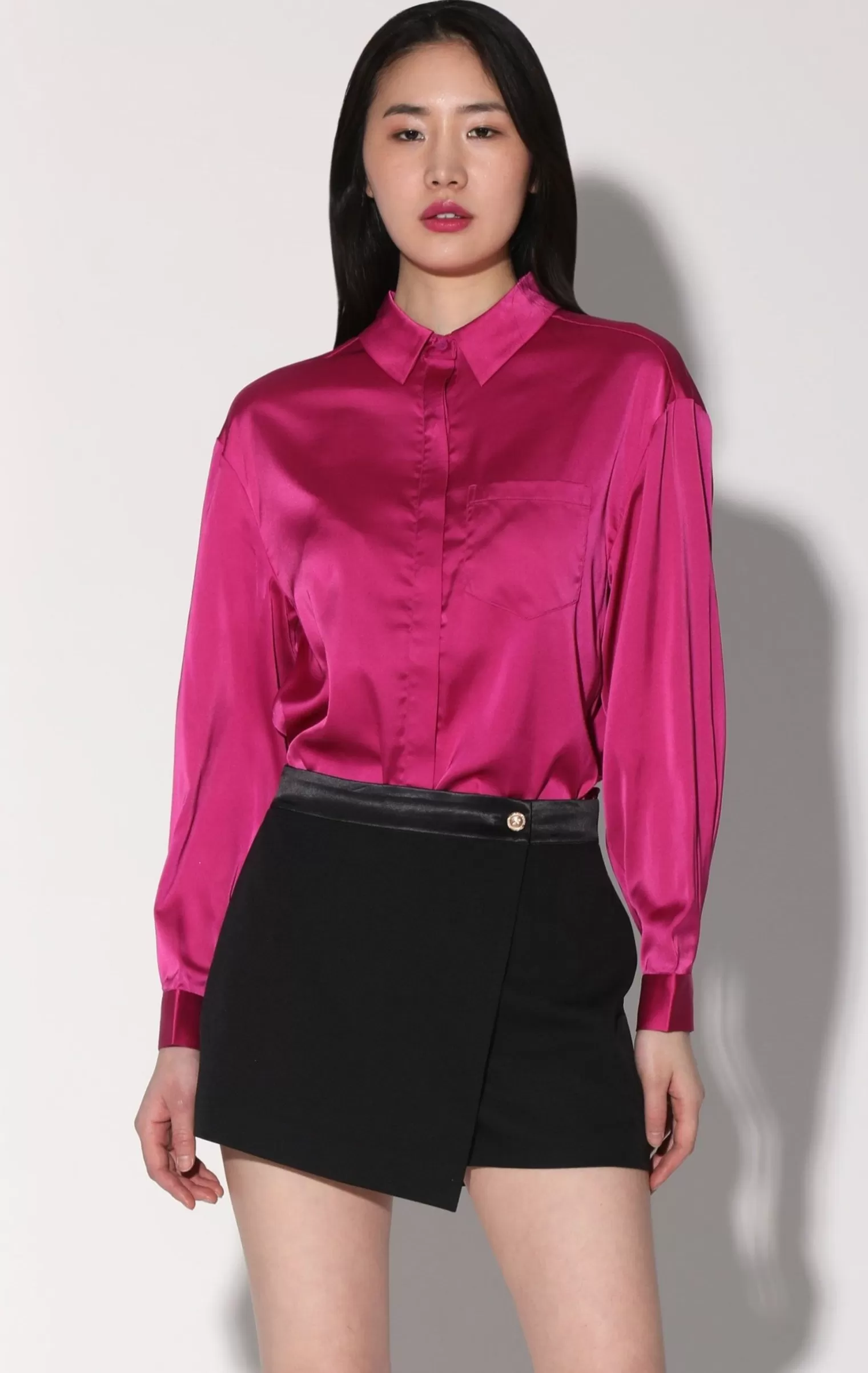 Walter Baker Bella Top, Deep Pink>Women Tops