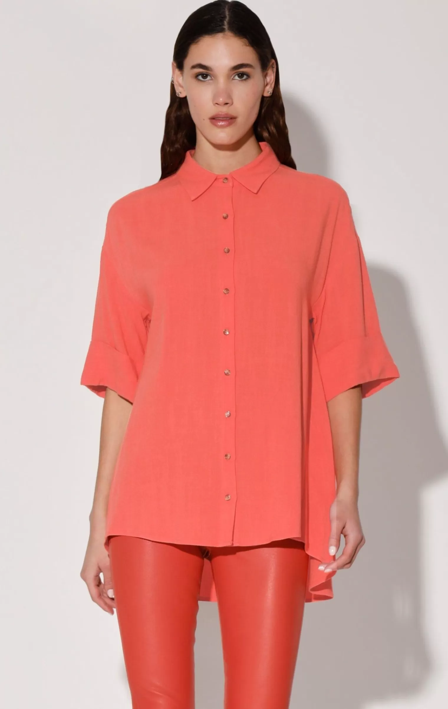 Walter Baker Brooklyn Top, Papaya>Women Tops