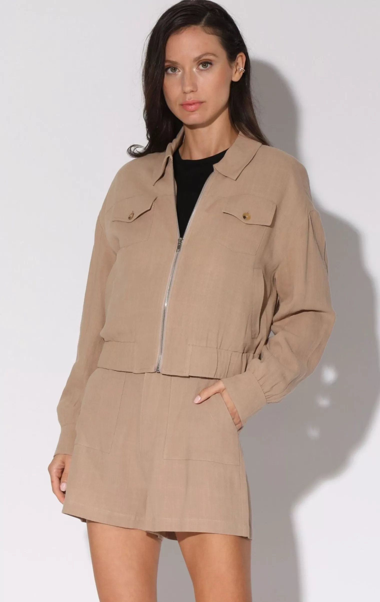 Walter Baker Charlize Jacket, Straw>Women Jackets