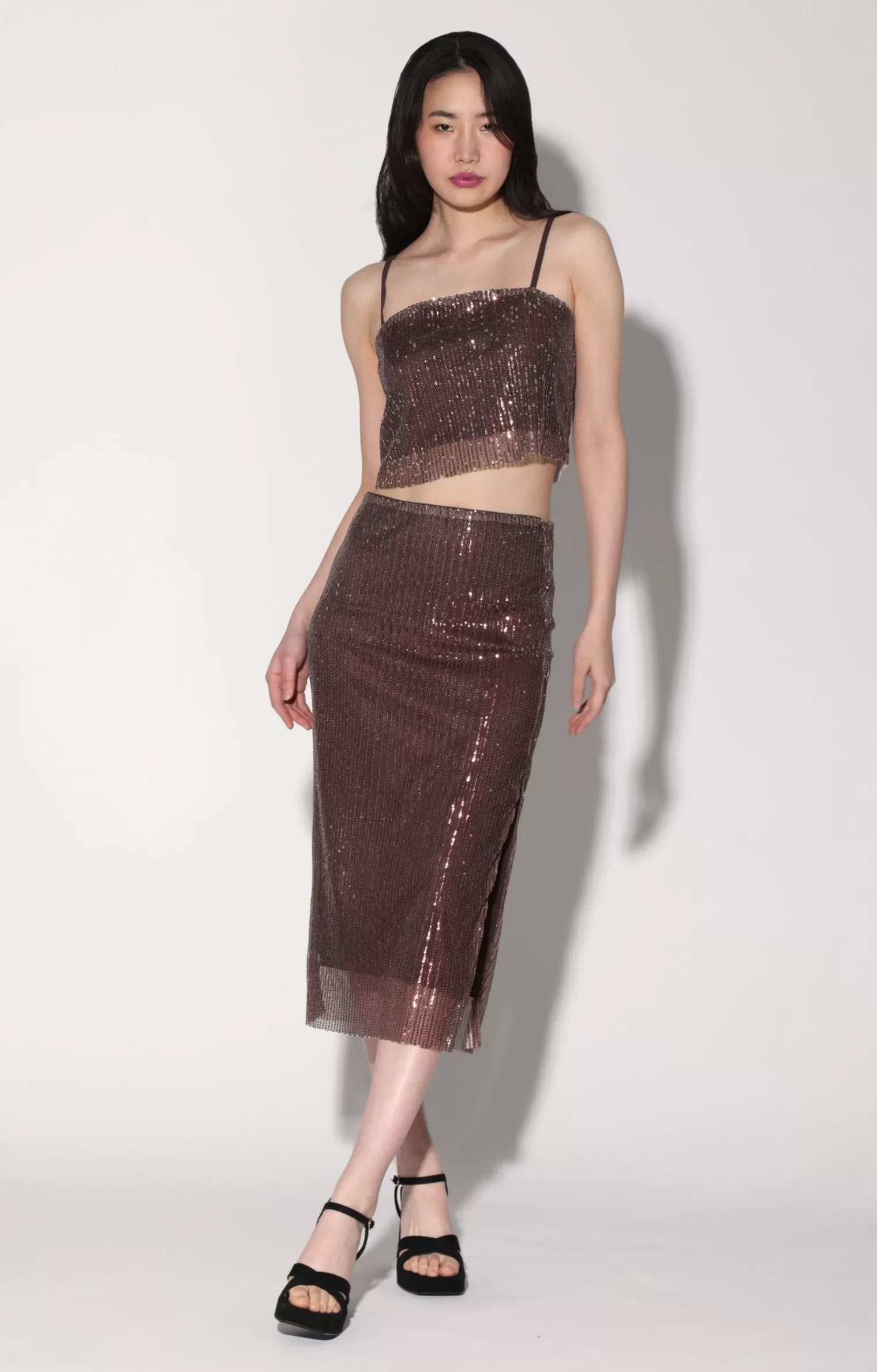 Walter Baker Chellie Top, City Sequin Mink>Women Tops