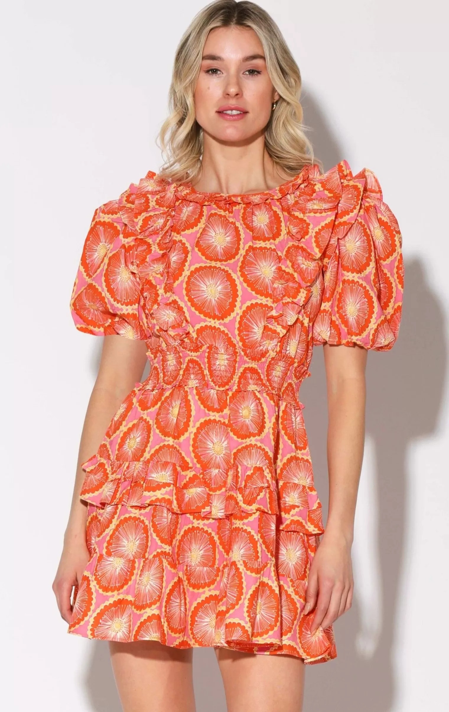 Walter Baker Ciara Dress, Orange Blossom>Women Dresses