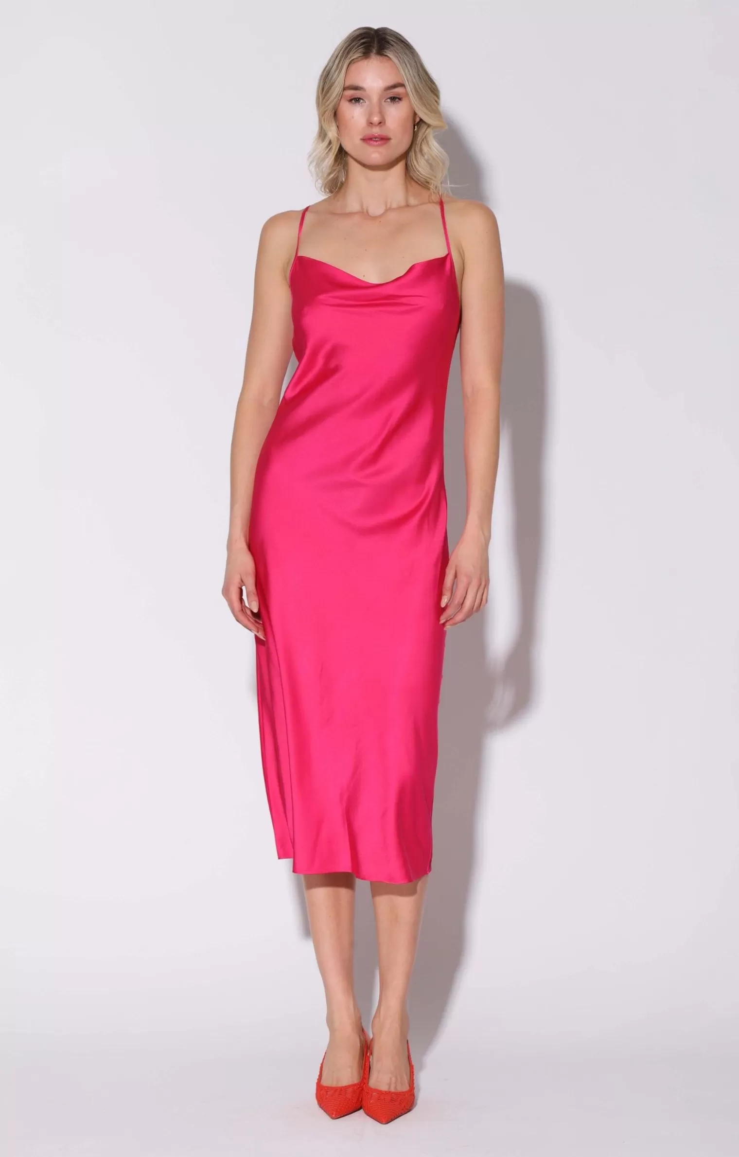 Walter Baker Dani Dress, Bright Pink>Women Dresses