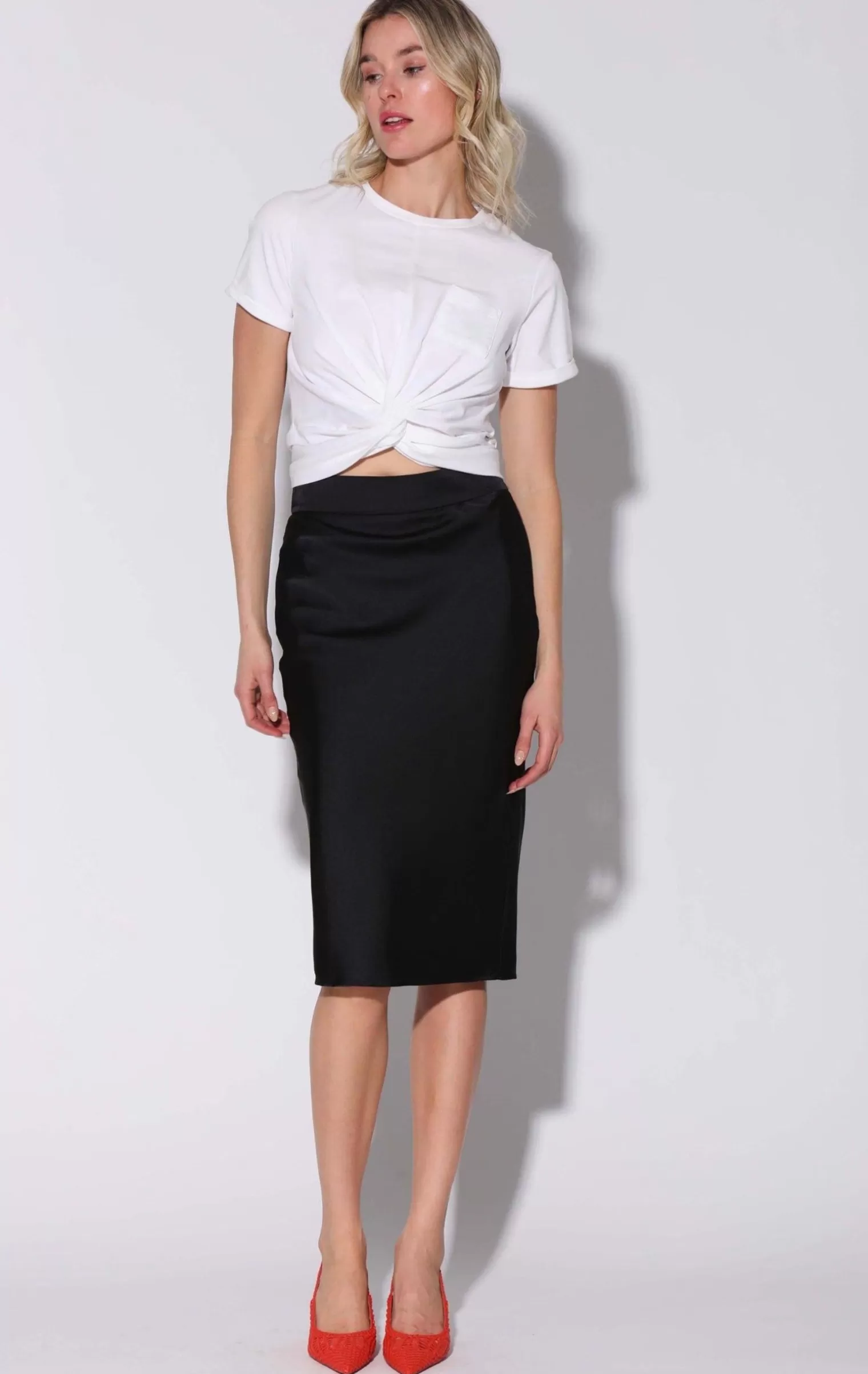 Walter Baker Daya Skirt, Black>Women Bottoms