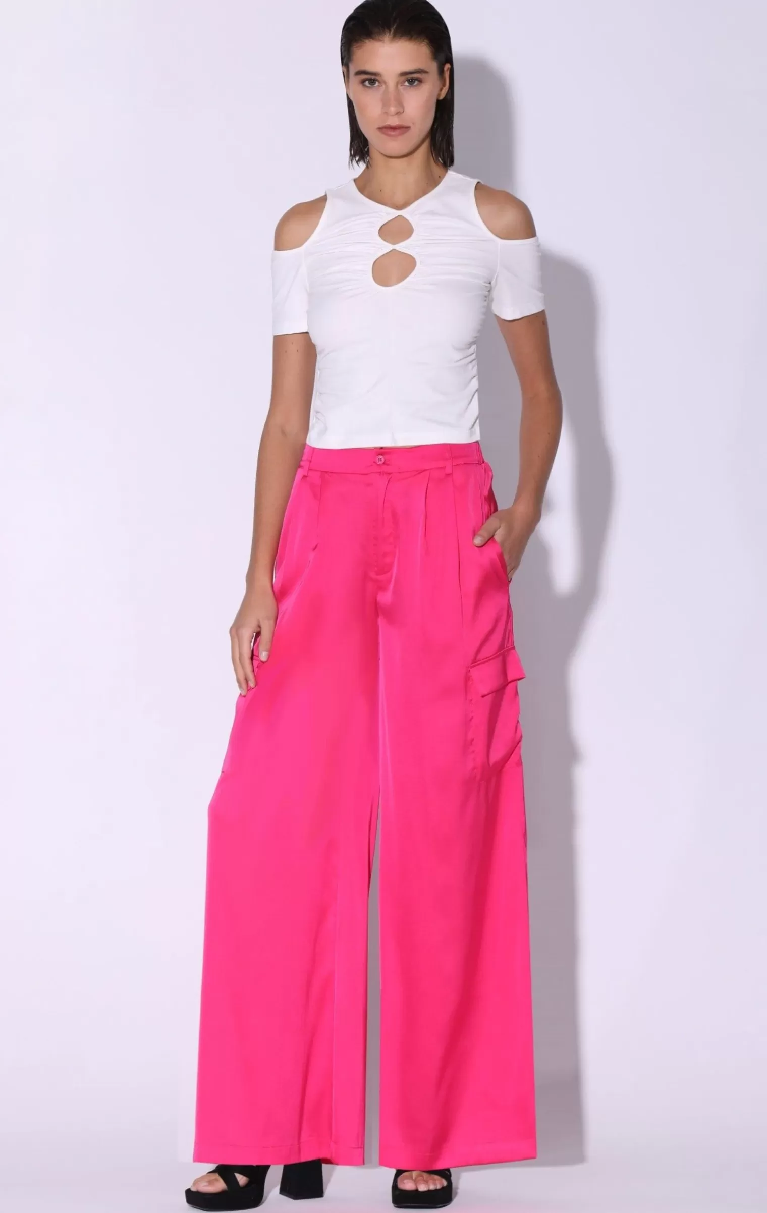 Walter Baker Denver Pant, Bright Pink>Women Bottoms