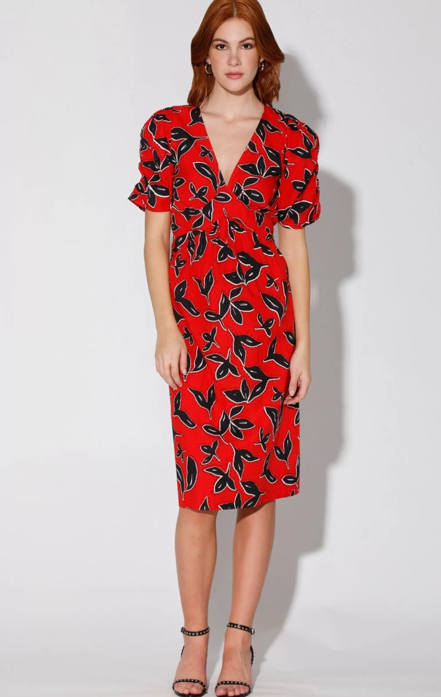 Walter Baker Fabienne Dress, Bold Persimmon>Women Dresses