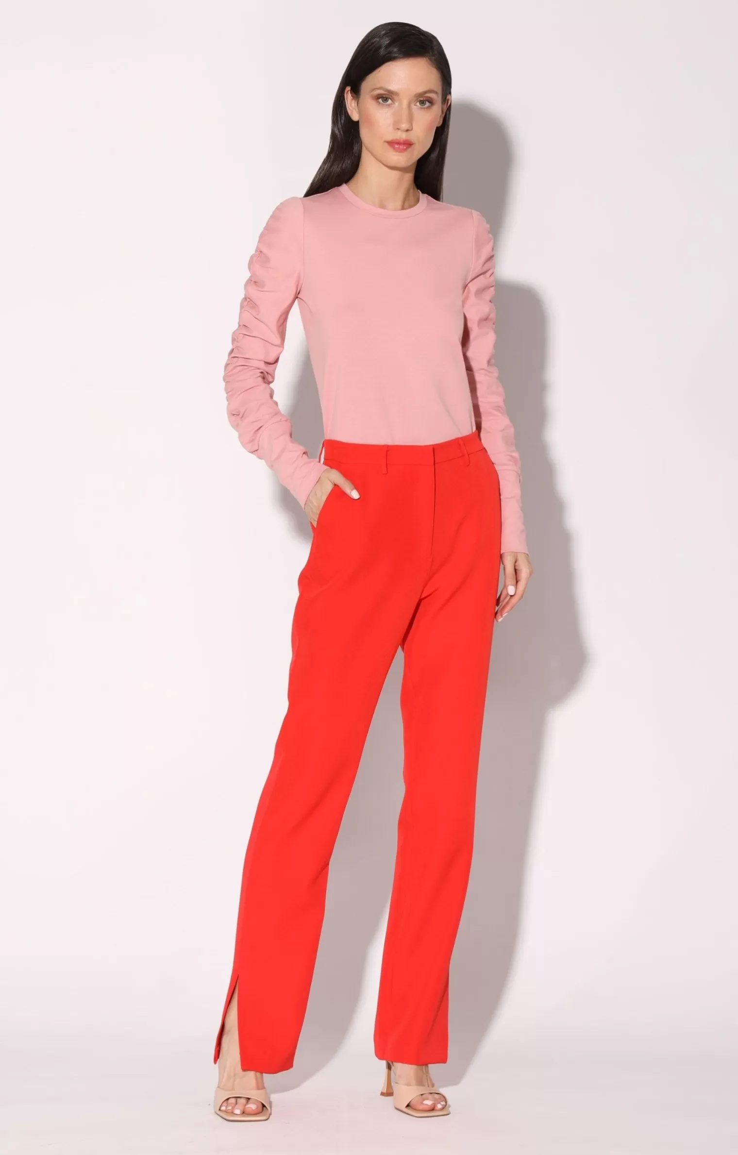 Walter Baker Falon Pant, Poppy>Women Bottoms