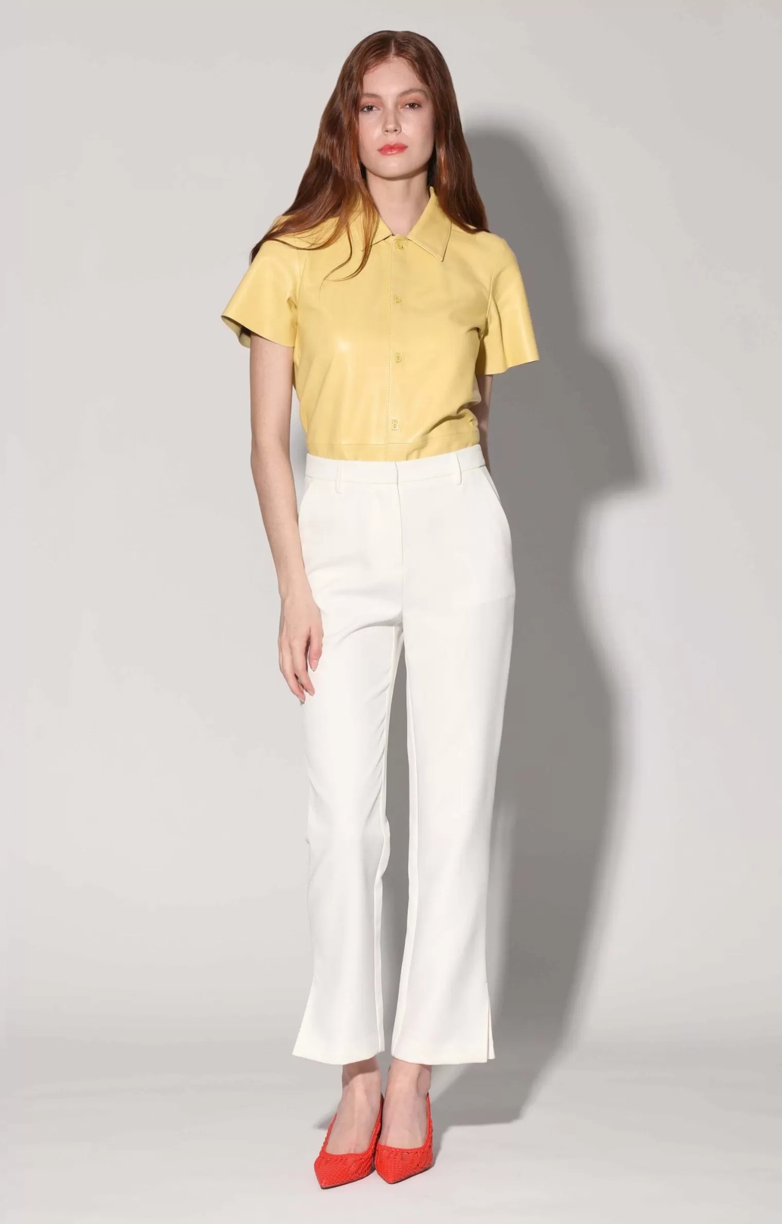 Walter Baker Falon Pant, White>Women Bottoms