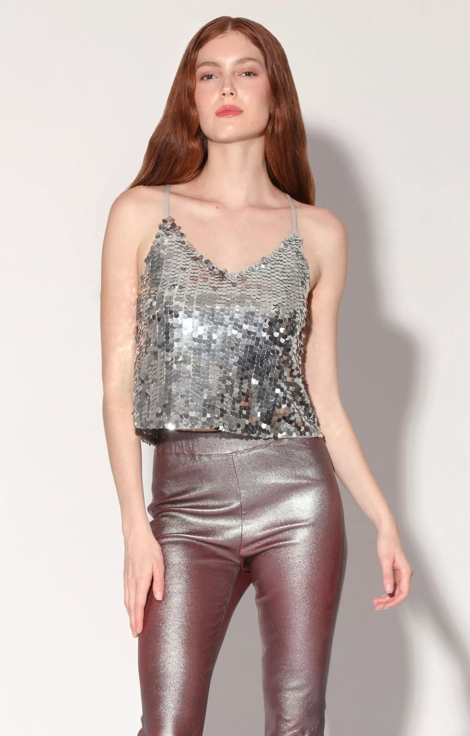 Walter Baker Haley Top, Silver>Women Tops