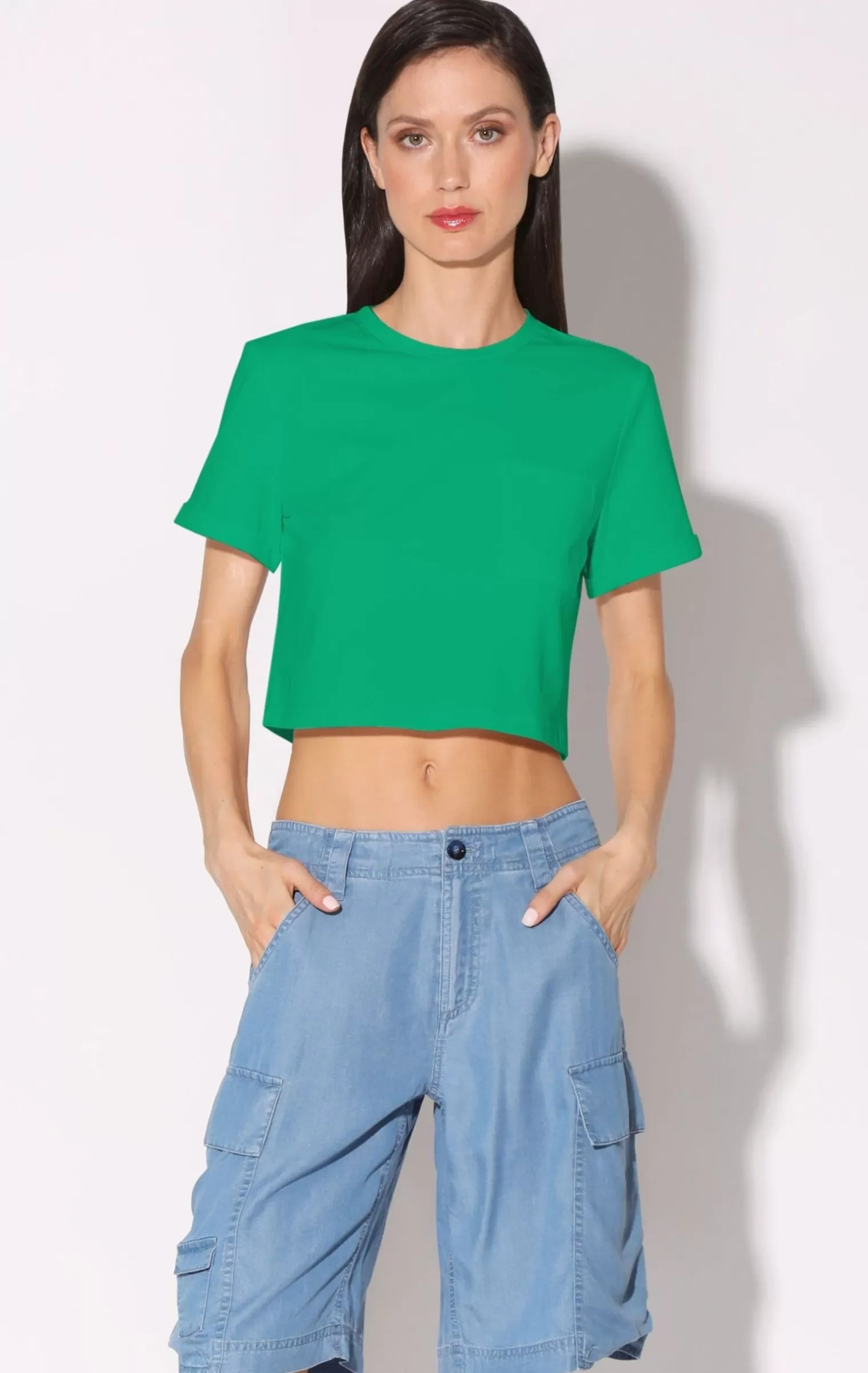 Walter Baker Halsey Top, Green>Women Tops