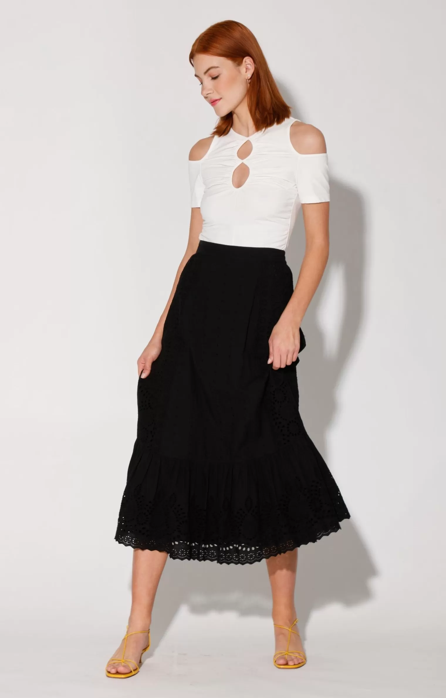 Walter Baker Hilani Skirt, Samba Eyelet>Women Bottoms