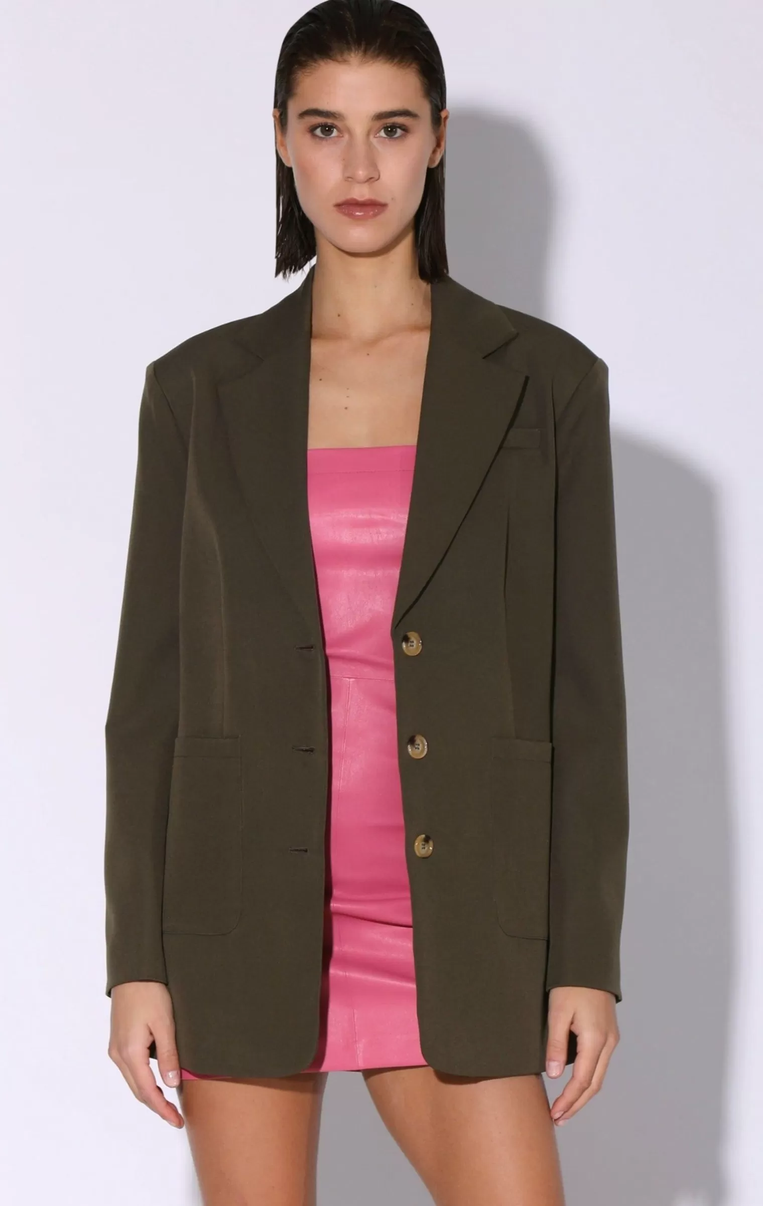 Walter Baker Jagger Blazer, Oregano>Women Jackets