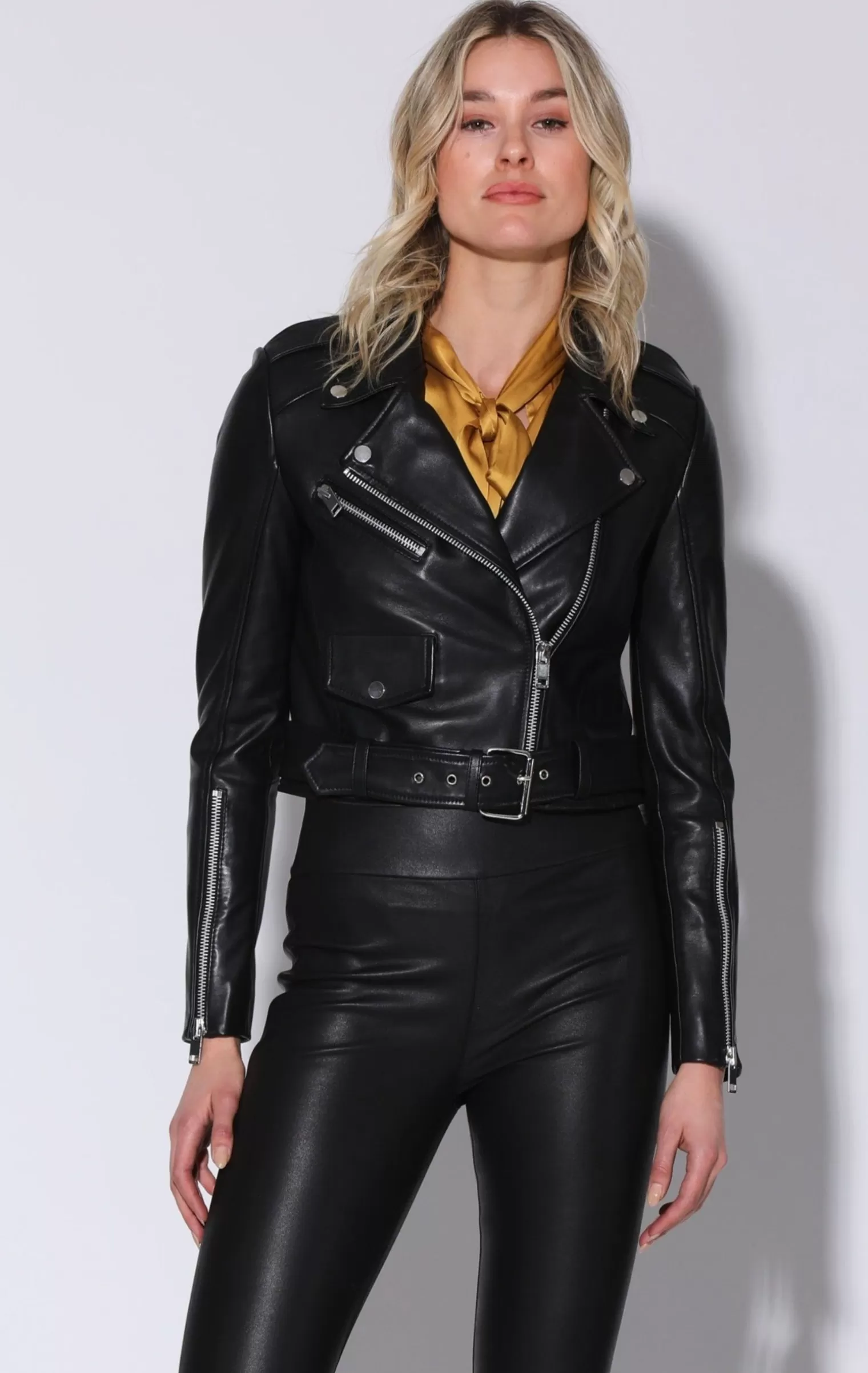 Walter Baker Jase Jacket, Black-Leather>Women Jackets