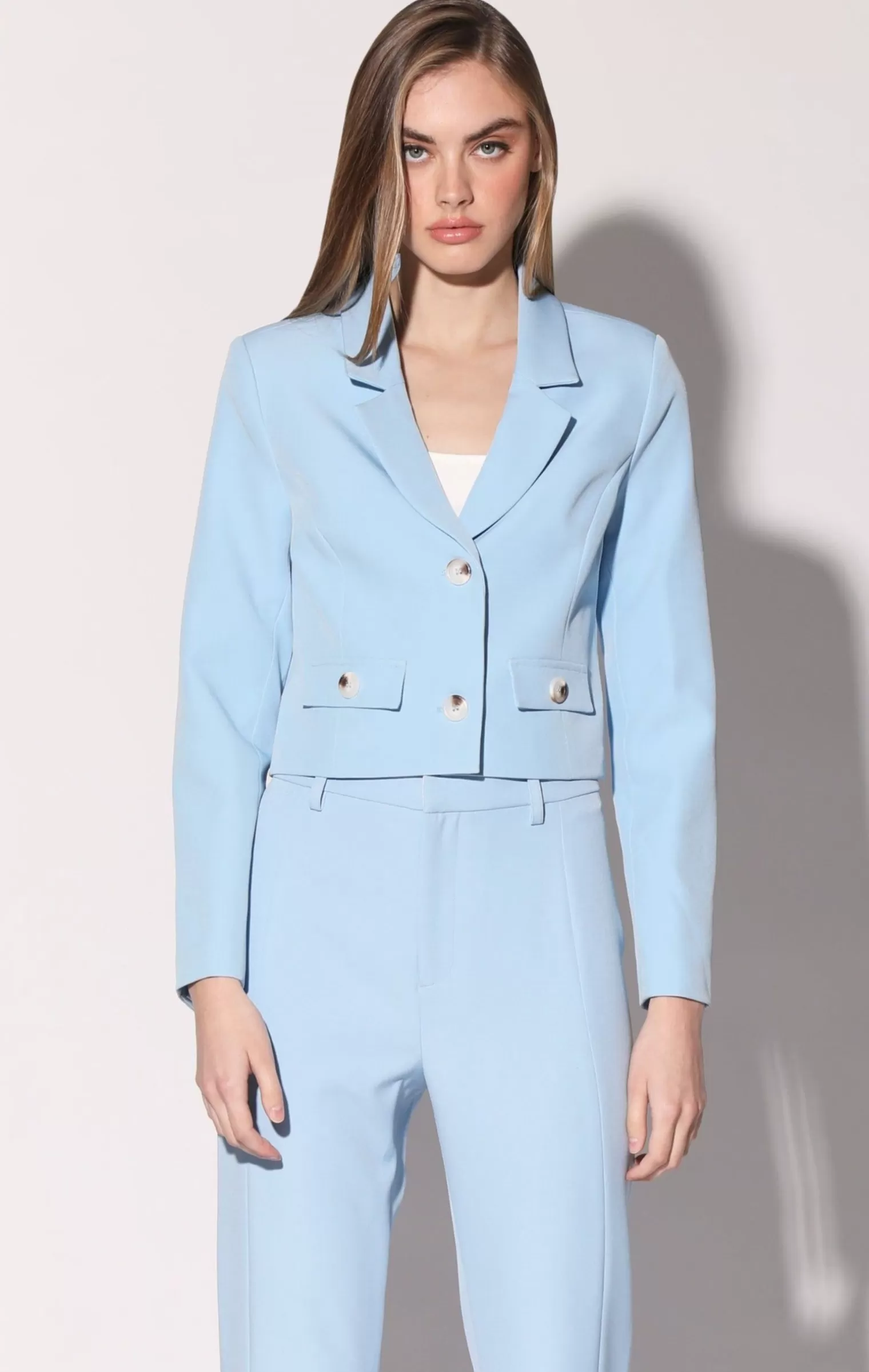 Walter Baker Joelle Blazer, Baby Blue>Women Jackets