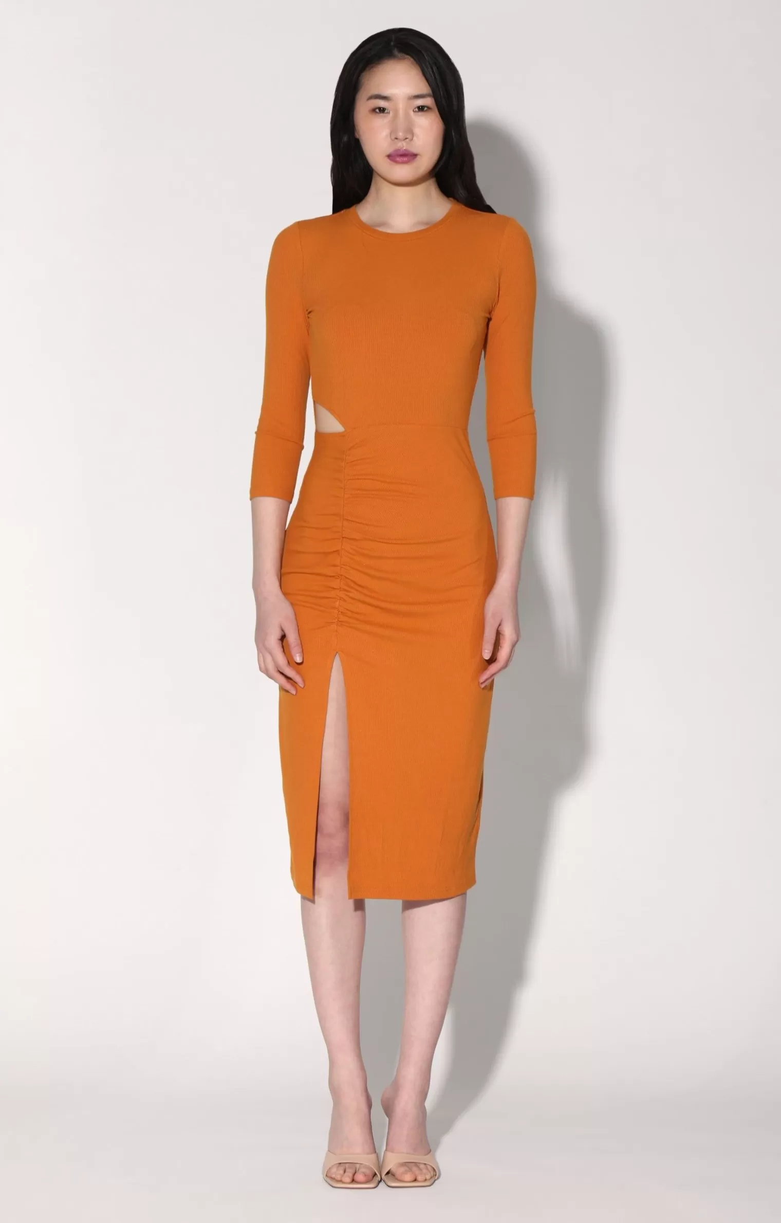 Walter Baker Kalani Dress, Rust>Women Dresses