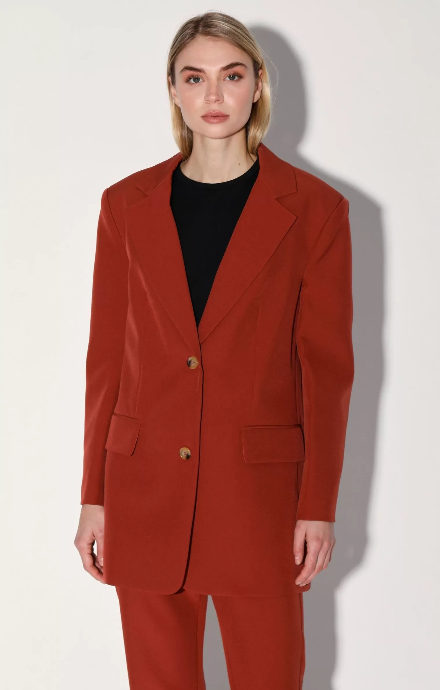 Walter Baker Kira Blazer, Auburn-Suiting>Women Jackets