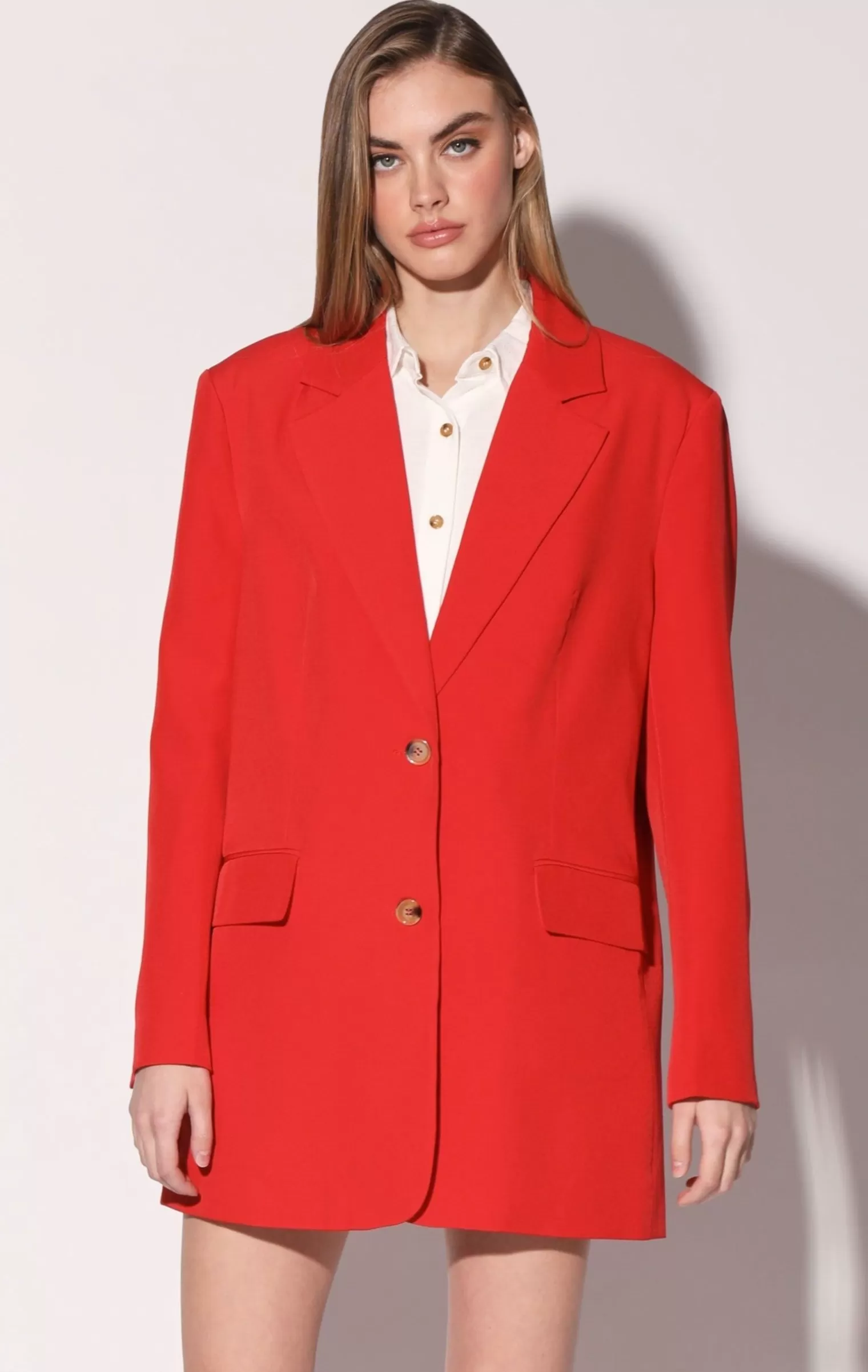 Walter Baker Kira Blazer, Cherry>Women Jackets