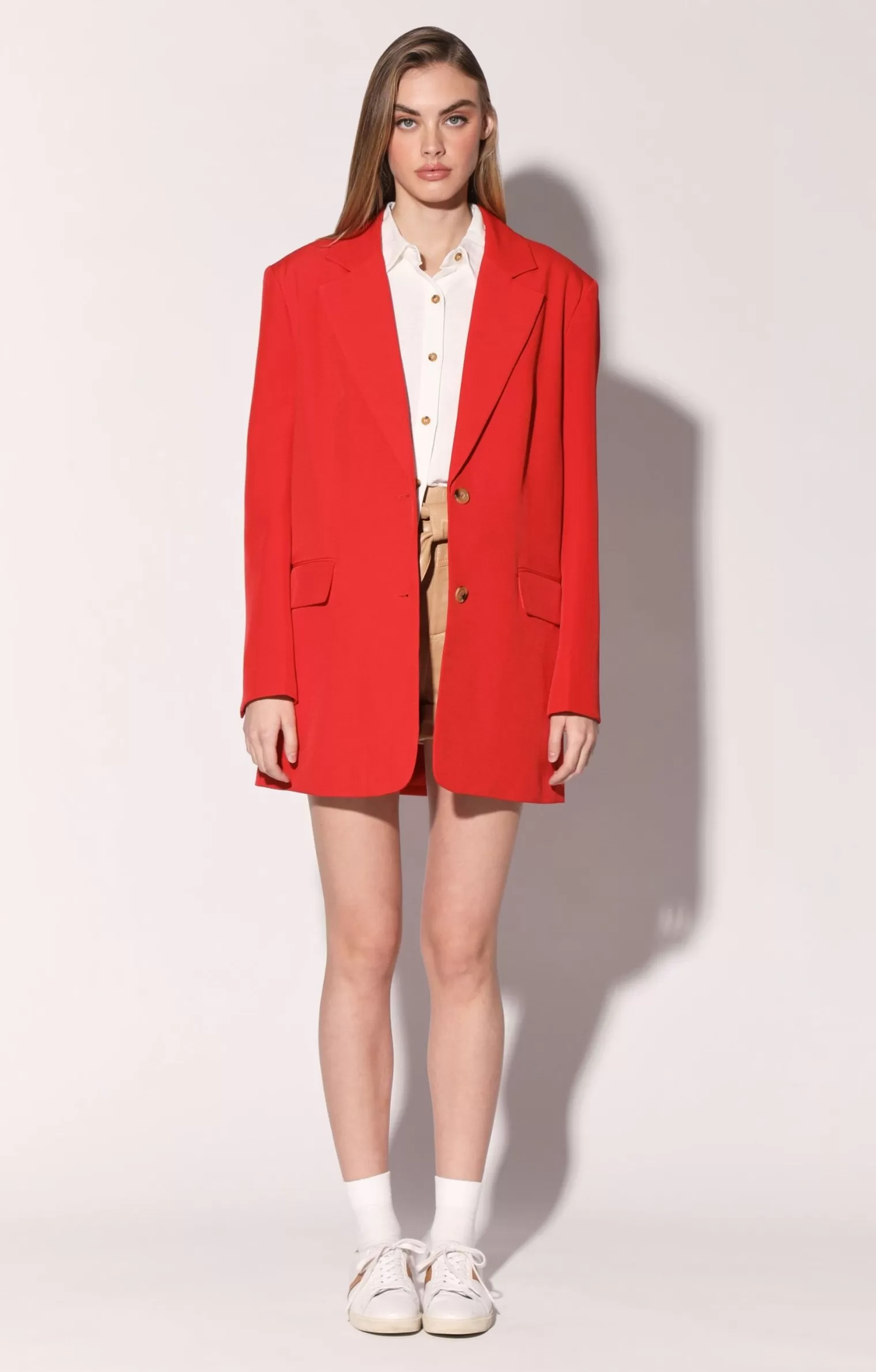 Walter Baker Kira Blazer, Cherry>Women Jackets