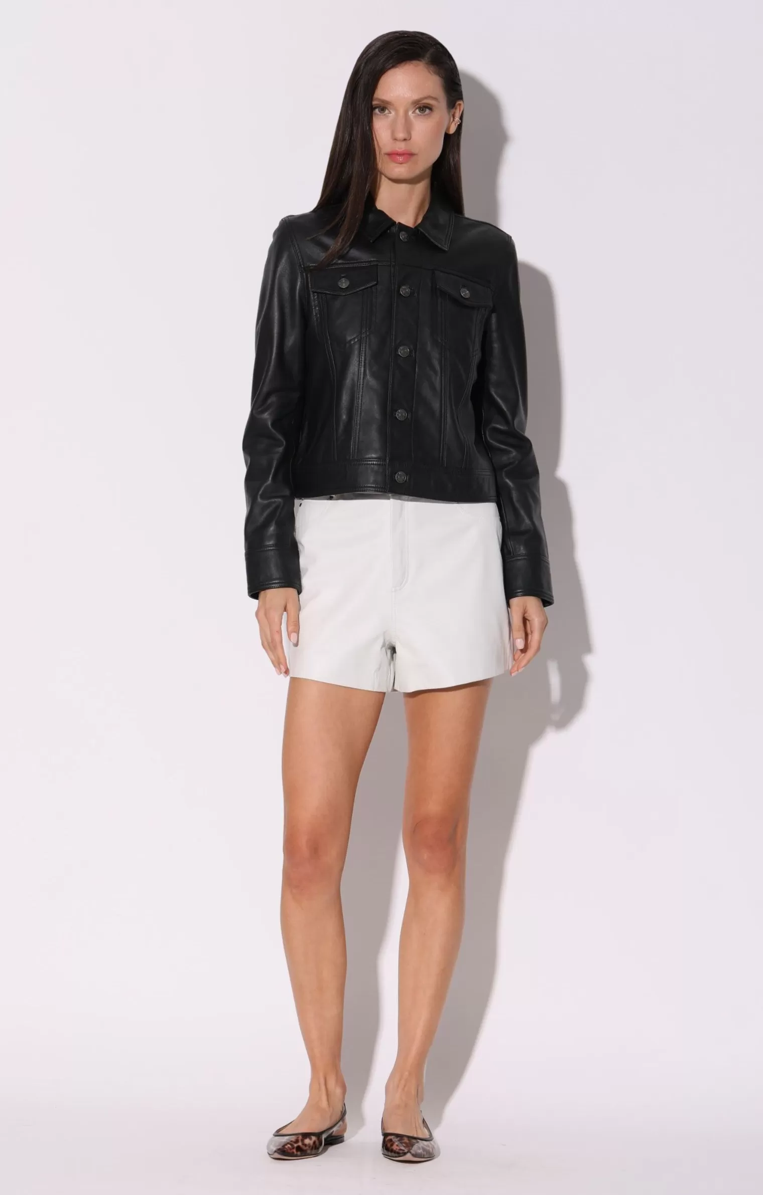 Walter Baker Laine Jacket, Black-Leather>Women Jackets