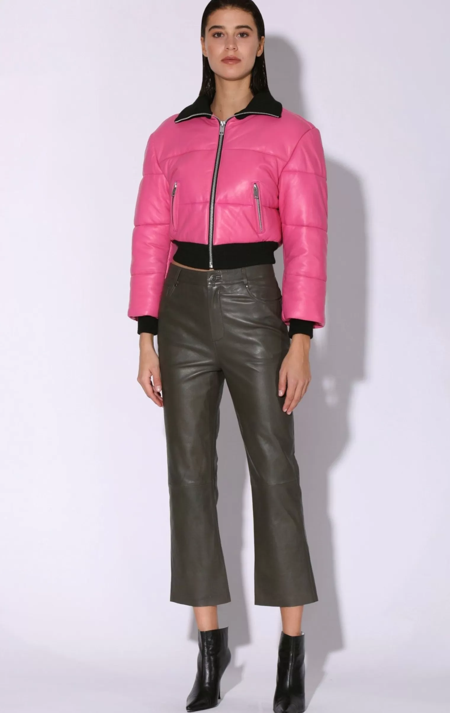 Walter Baker Laylah Jacket, Candy-Leather>Women Jackets