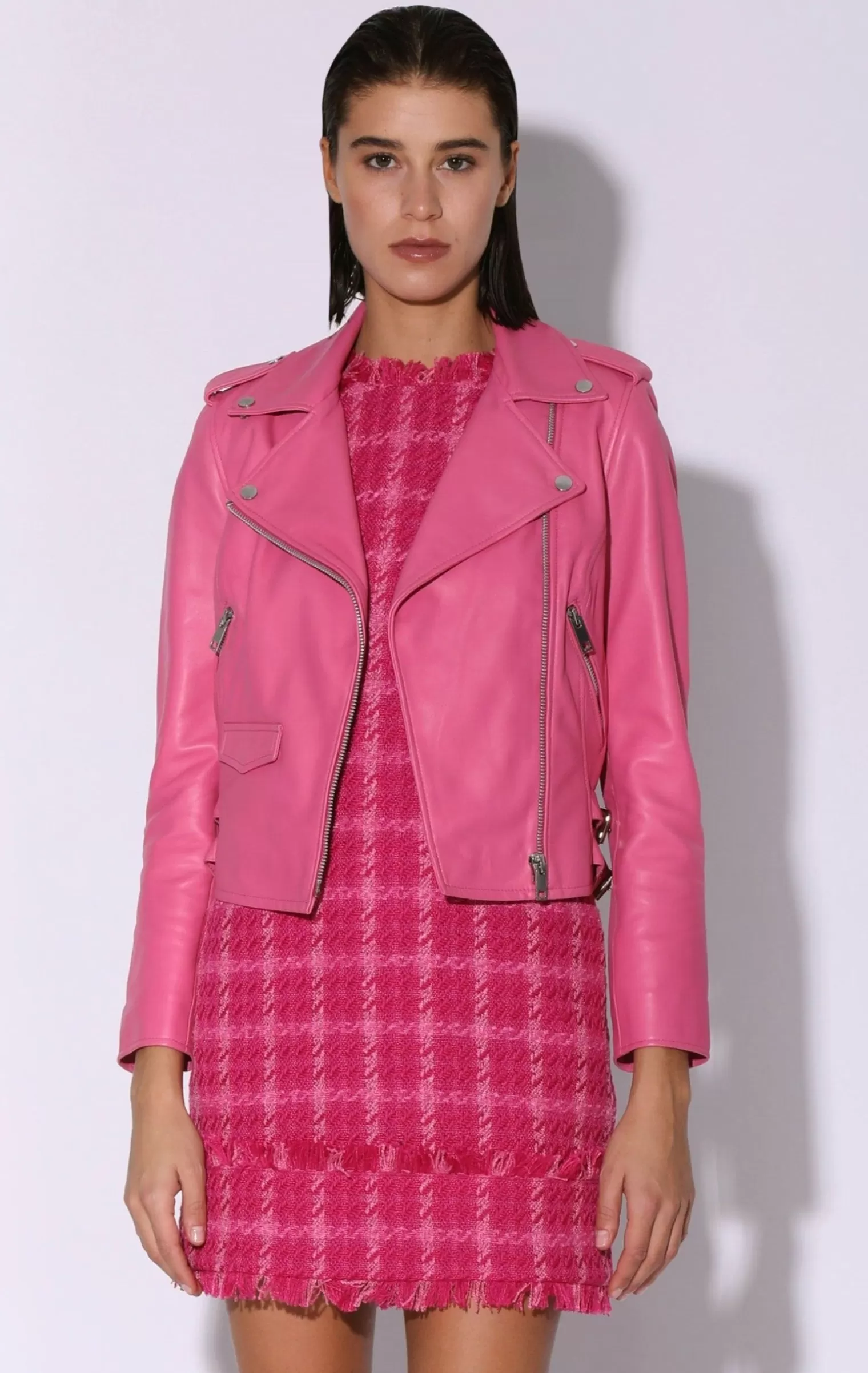 Walter Baker Liz Jacket, Candy-Leather>Women Leather