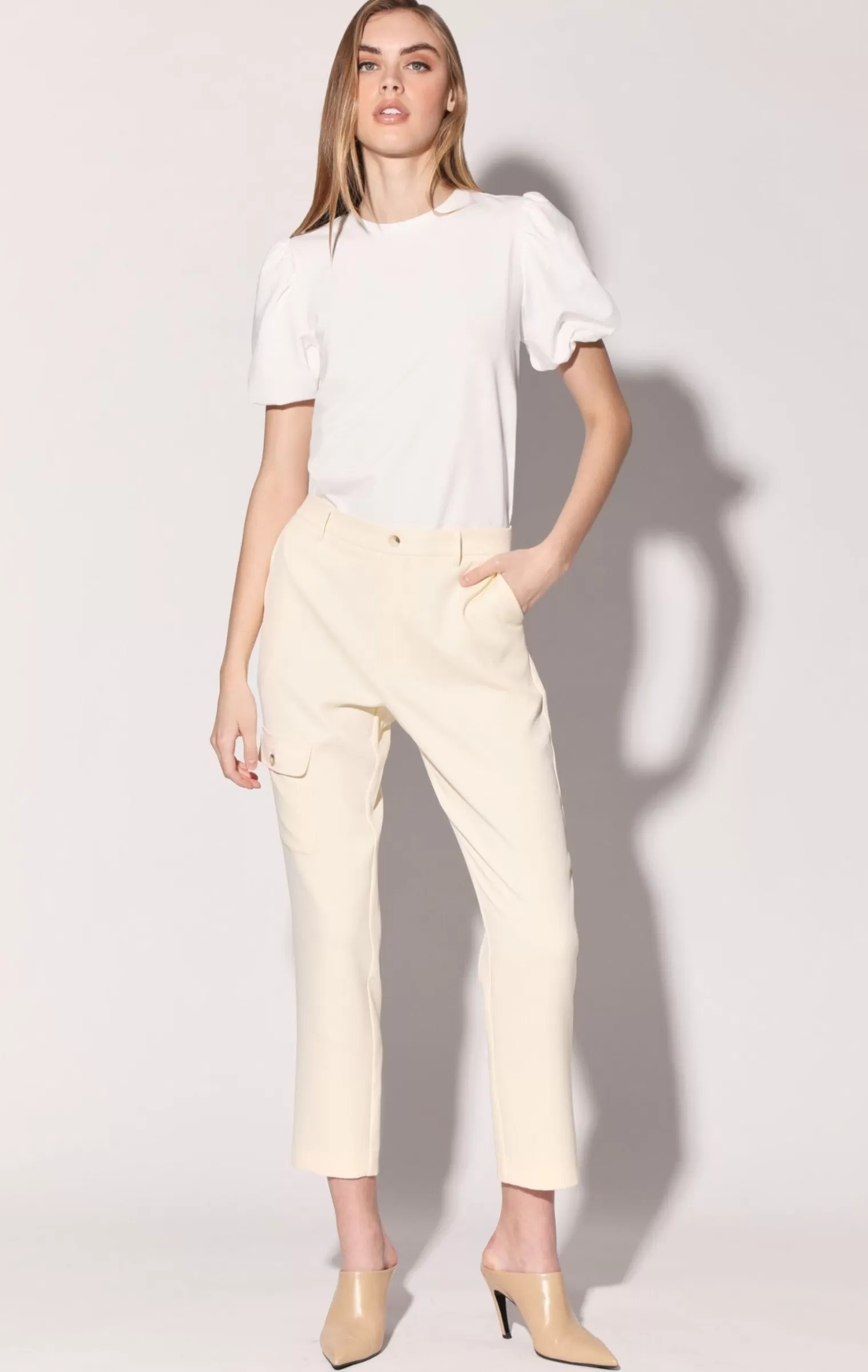 Walter Baker Mina Pant, Meringue>Women Bottoms