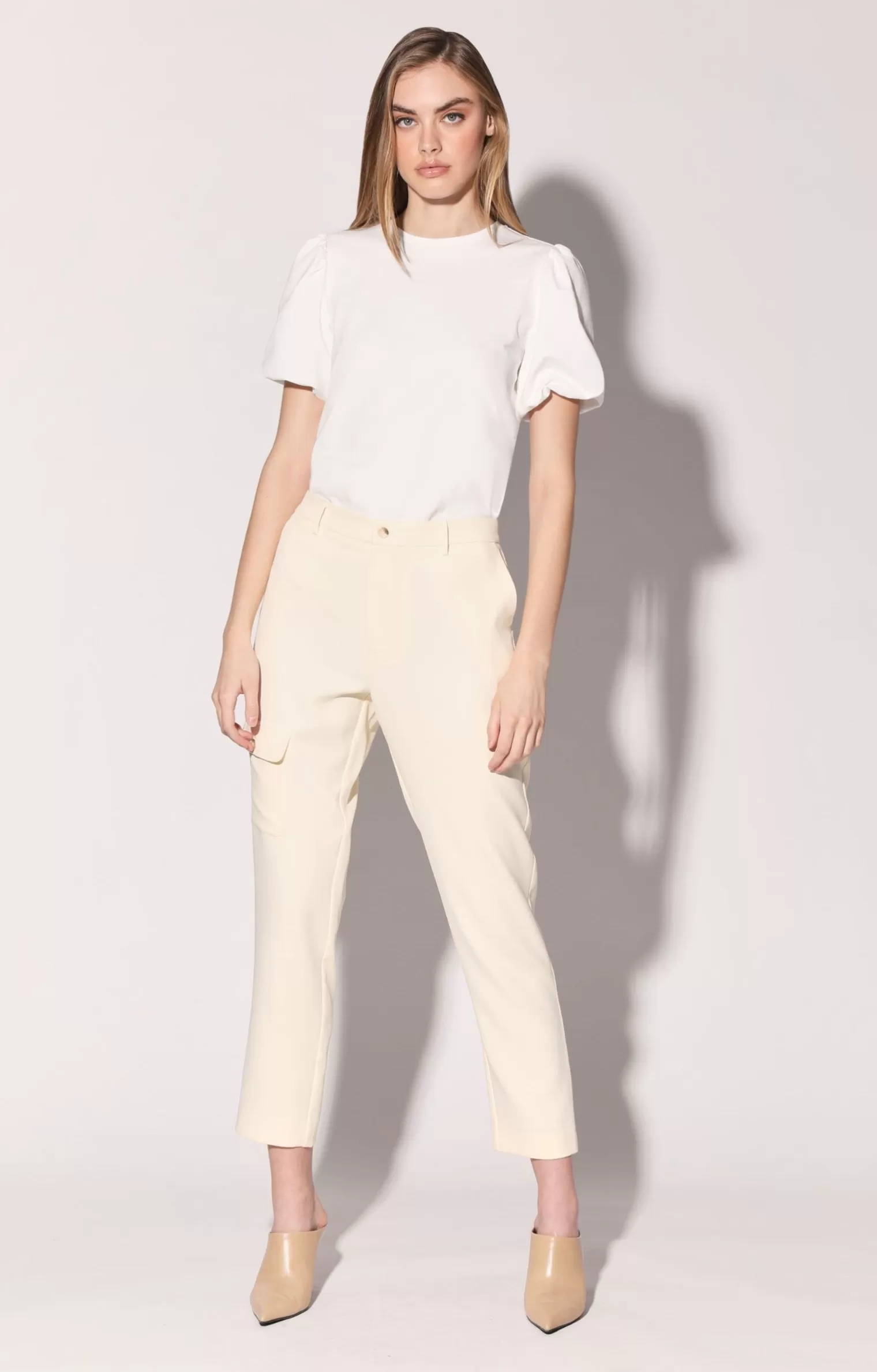 Walter Baker Mina Pant, Meringue>Women Bottoms