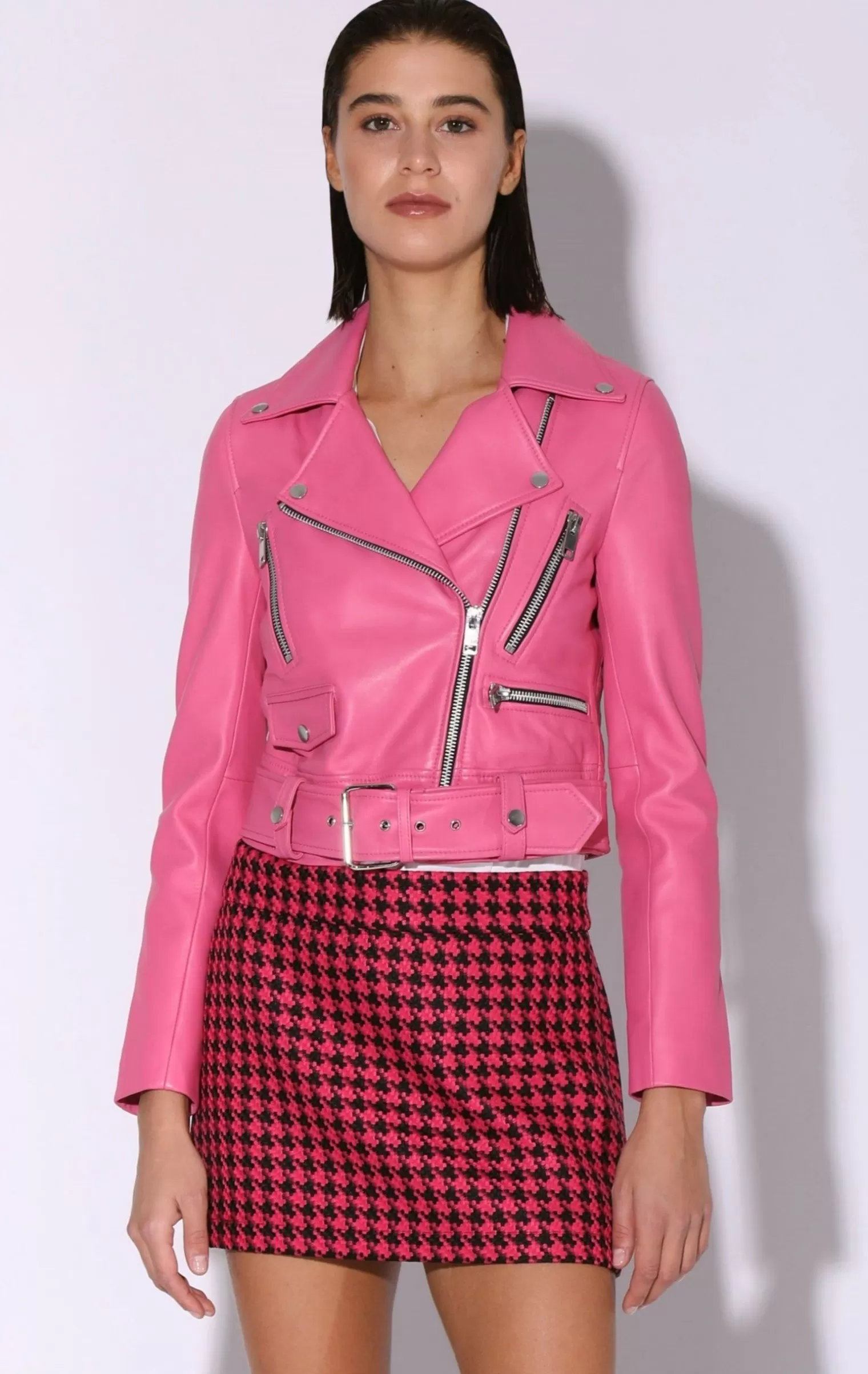 Walter Baker Nicole Jacket, Candy-Leather>Women Jackets