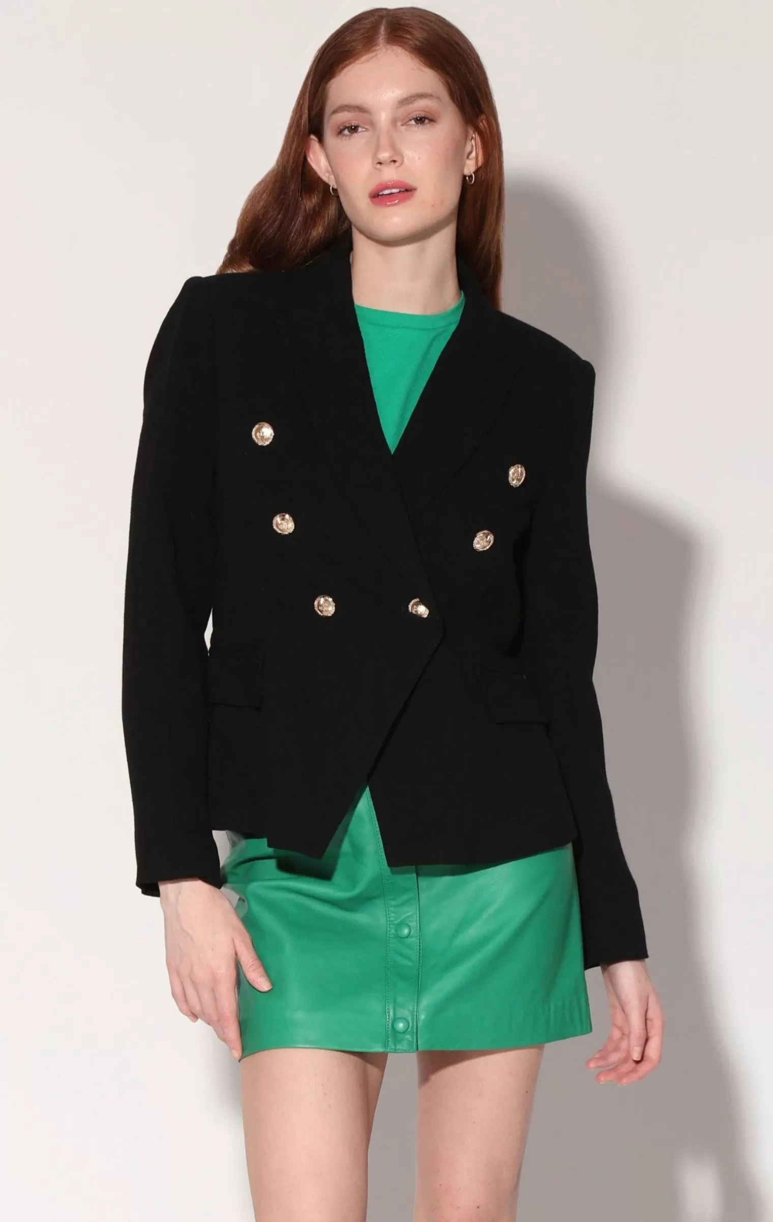 Walter Baker Phelps Blazer, Black>Women Jackets