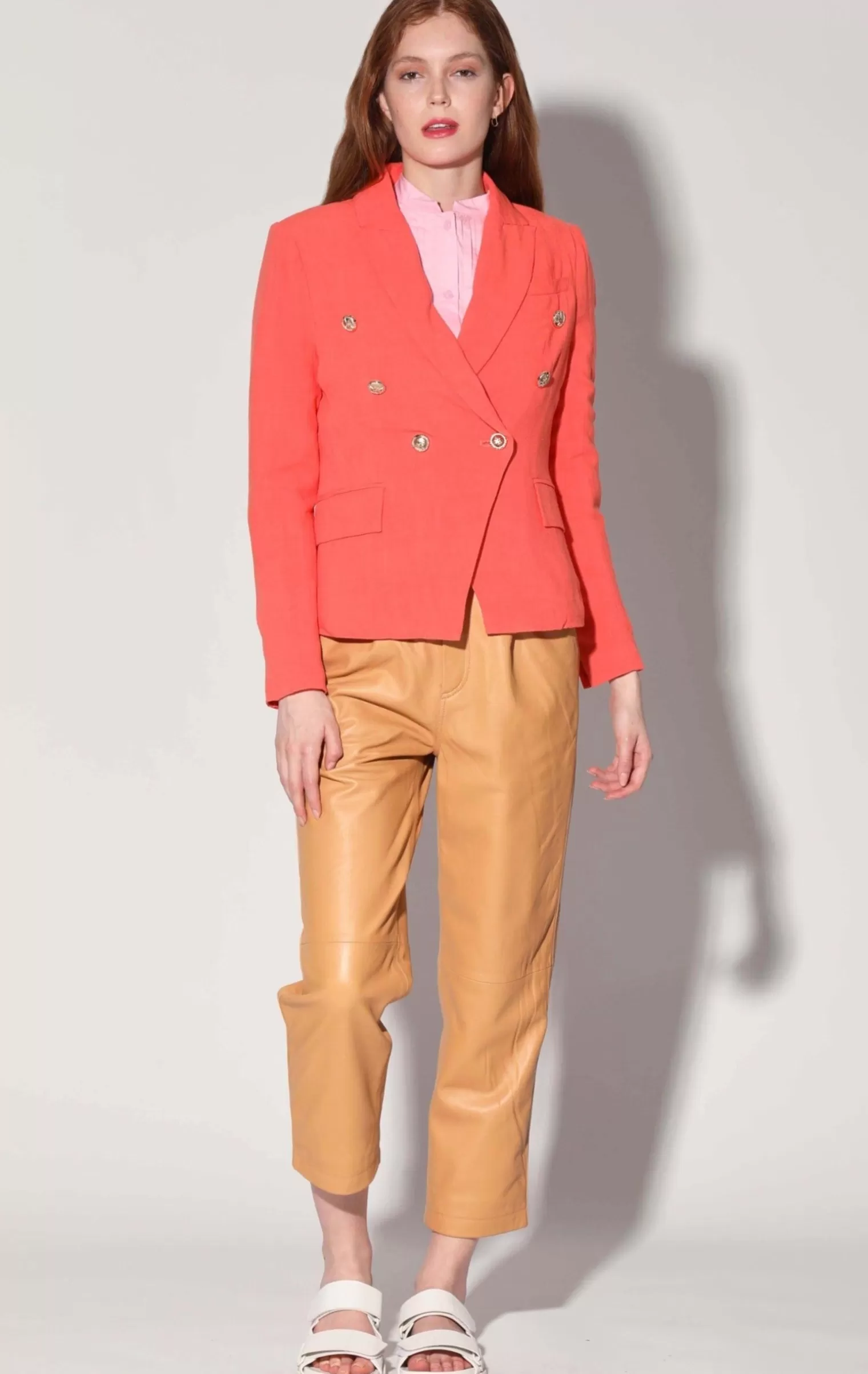 Walter Baker Phelps Blazer, Papaya>Women Jackets