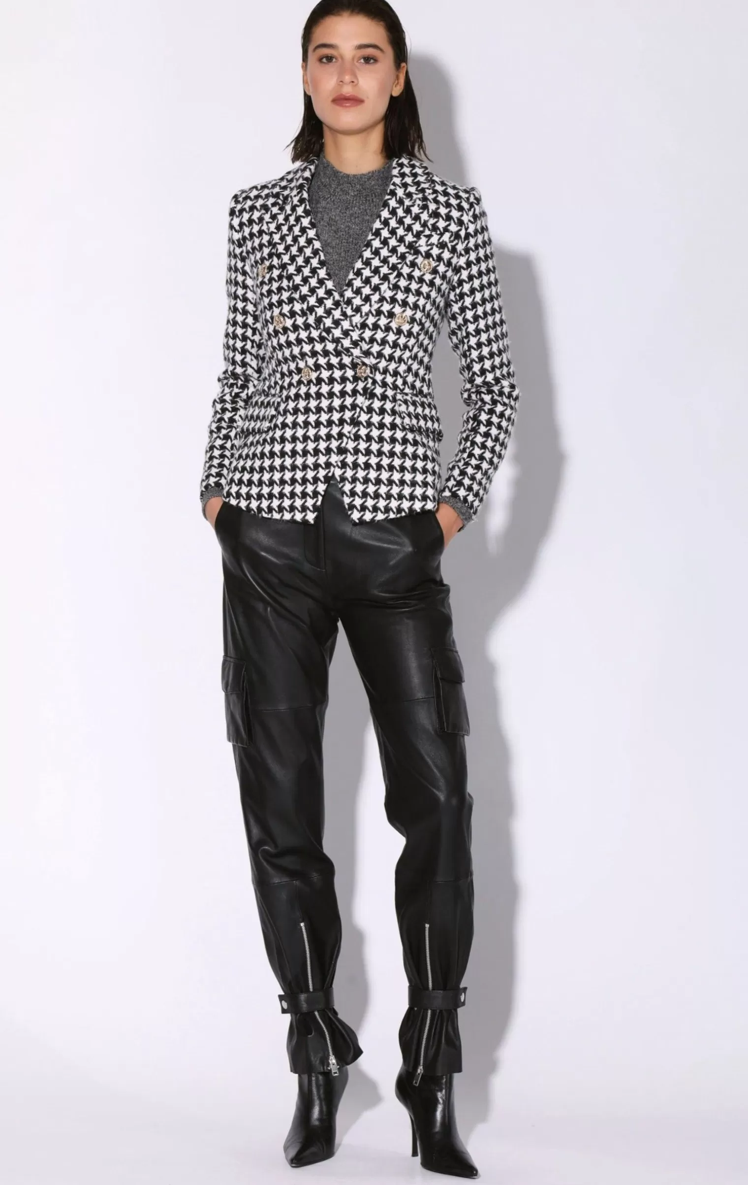 Walter Baker Phelps Blazer, Posh Houndstooth>Women Jackets