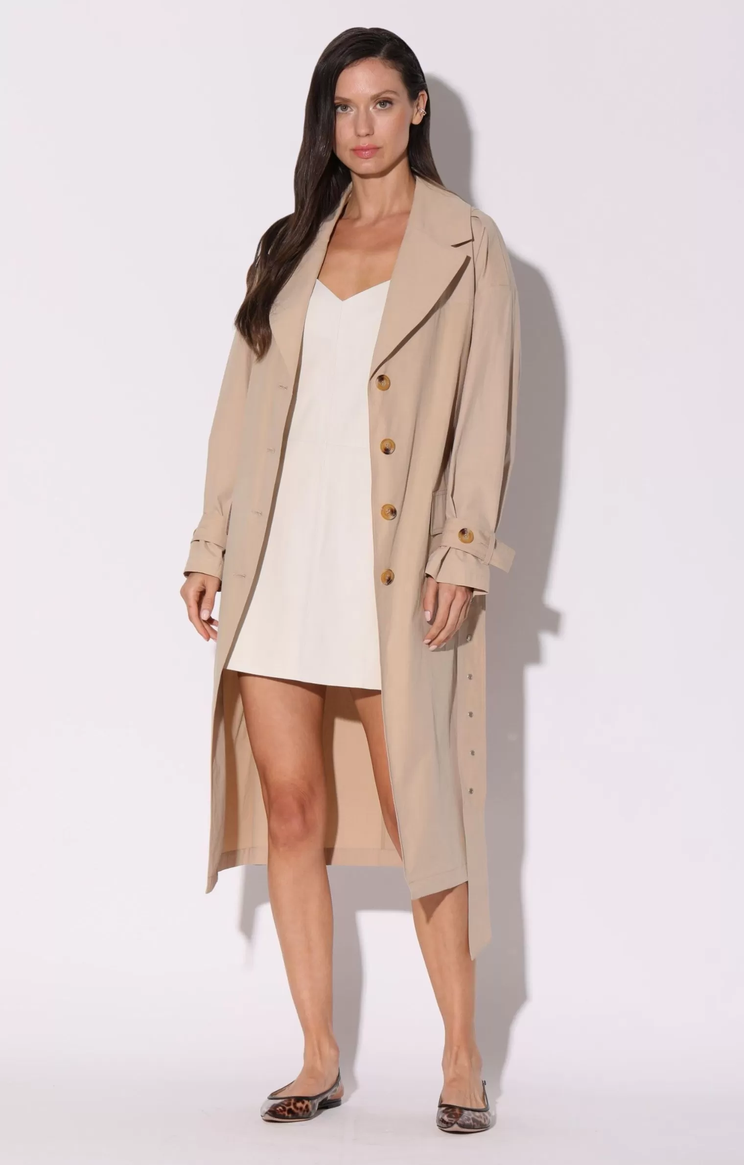 Walter Baker Ryder Trench, Beige>Women Jackets