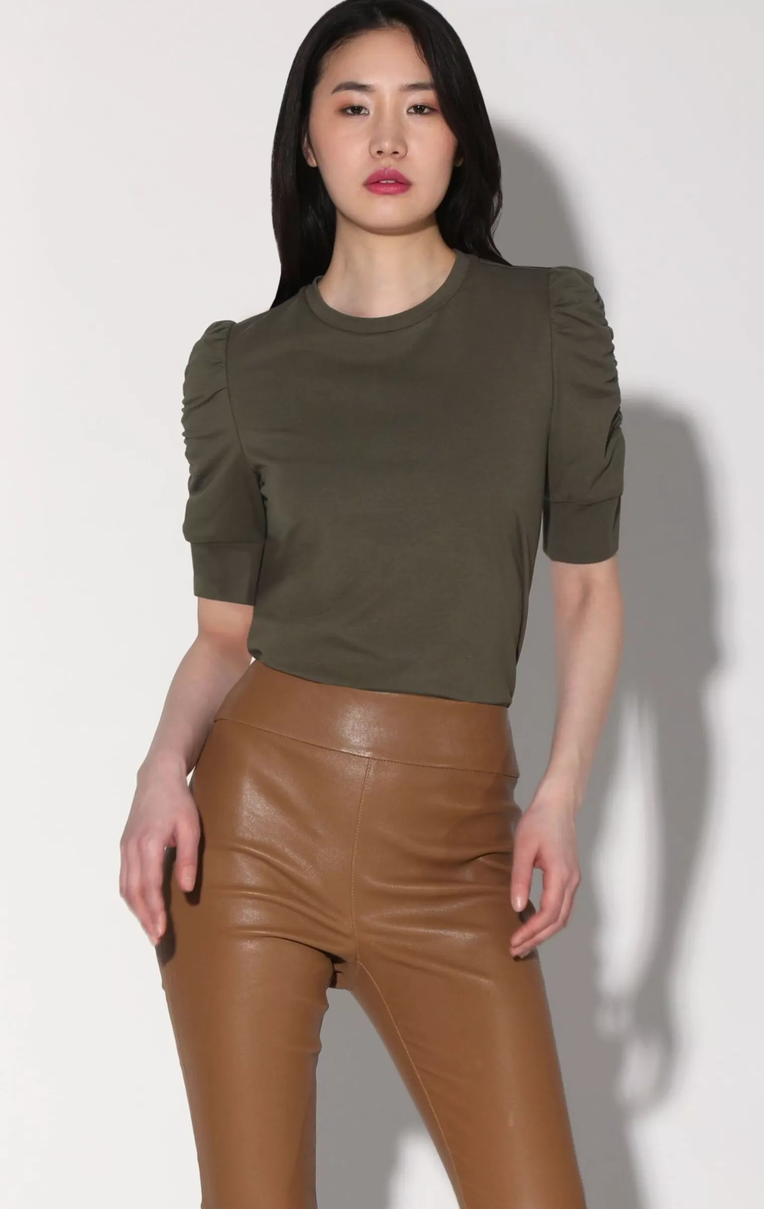 Walter Baker Skippy Top, Olive>Women Tops