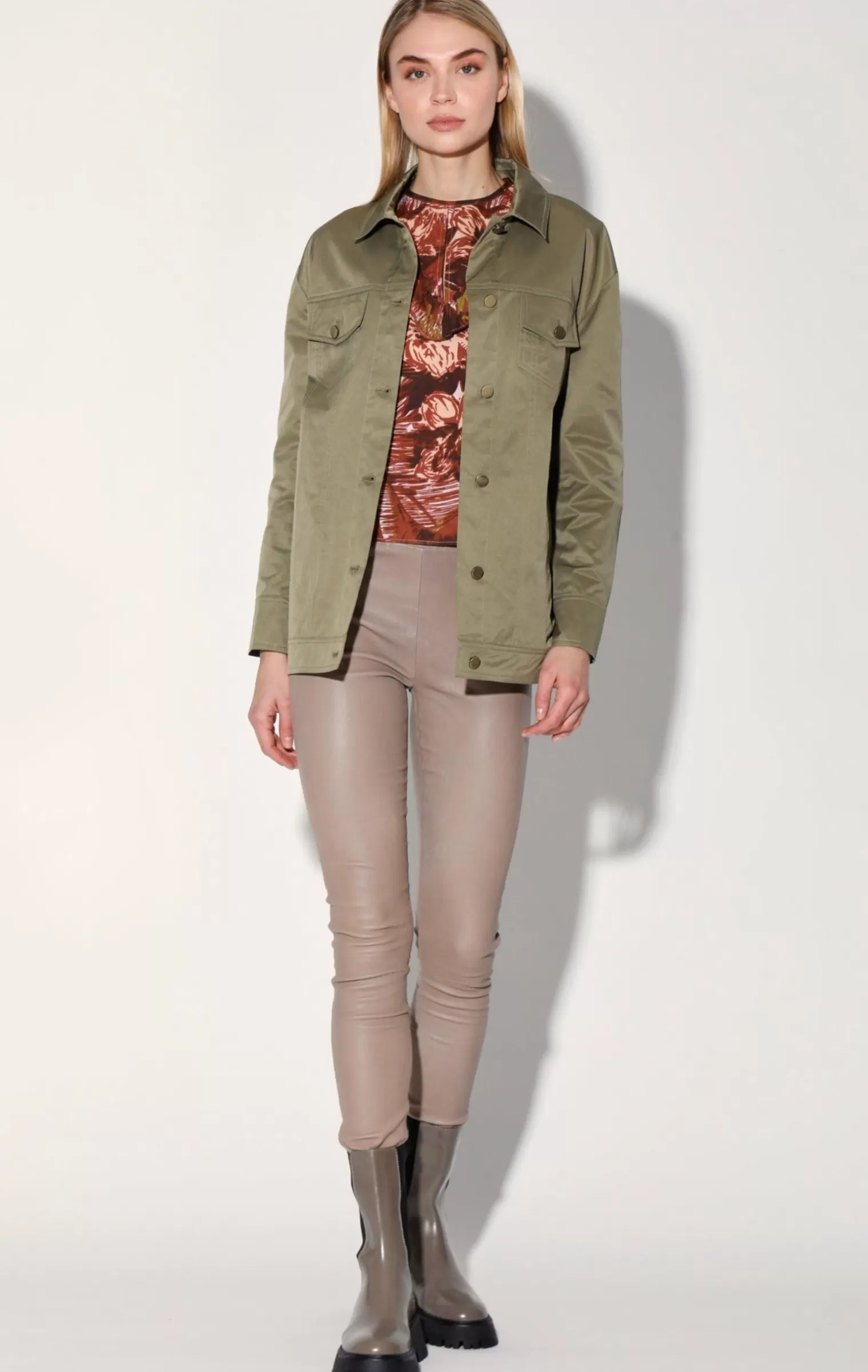 Walter Baker Sutton Jacket, Army>Women Jackets