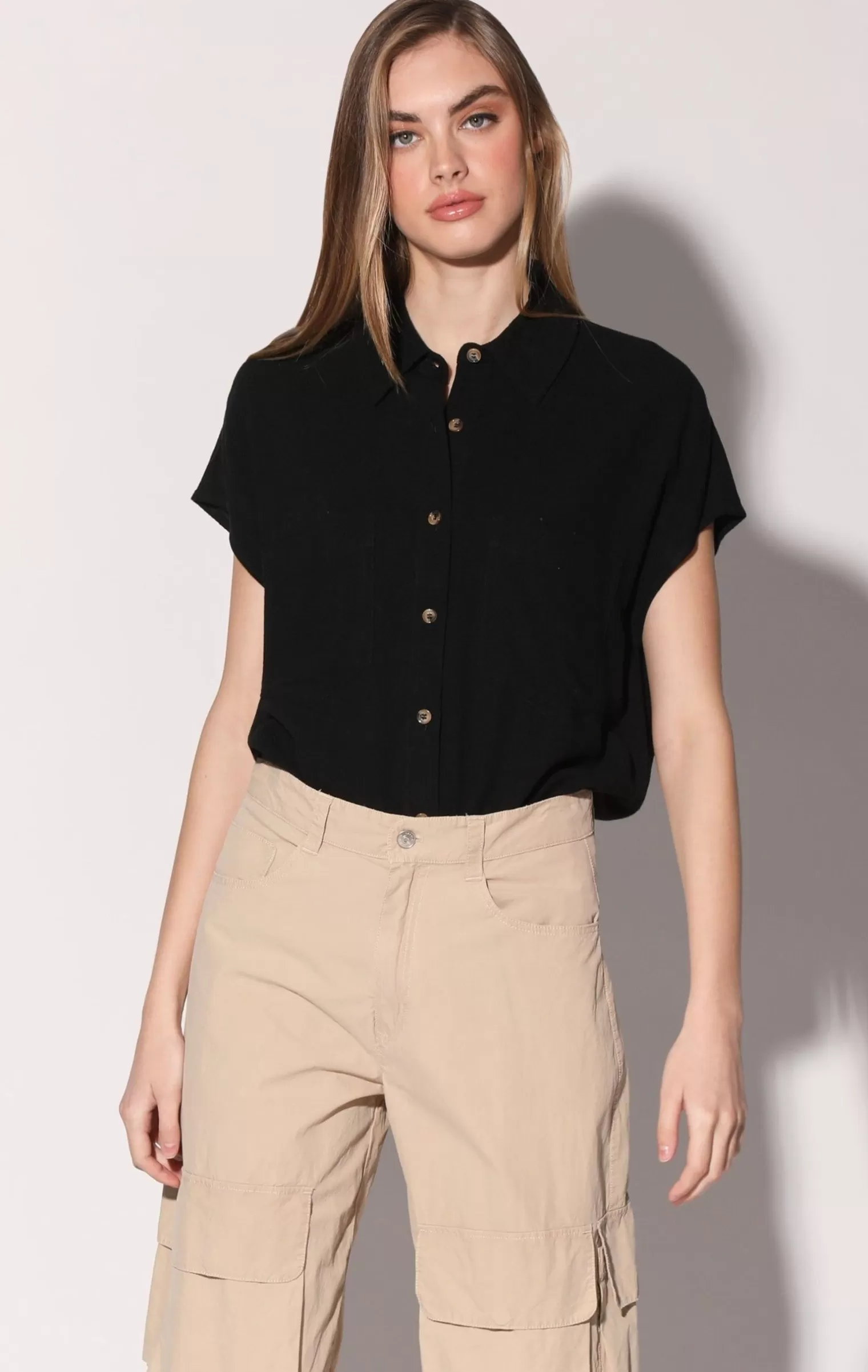 Walter Baker Sylvia Top, Black>Women Tops