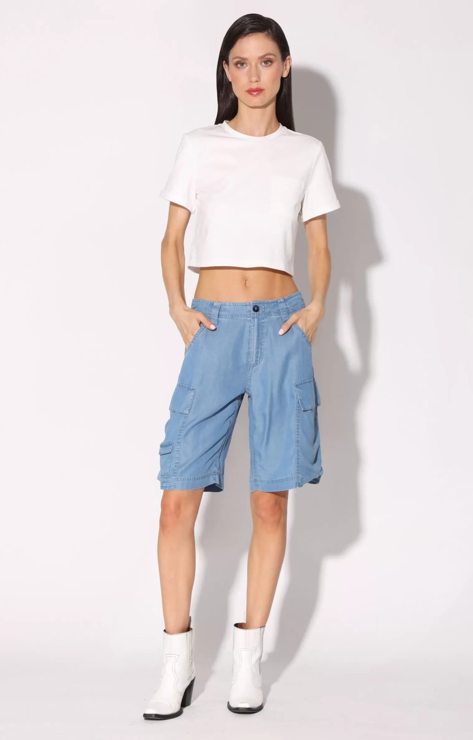 Walter Baker Theo Short, Medium Wash>Women Bottoms