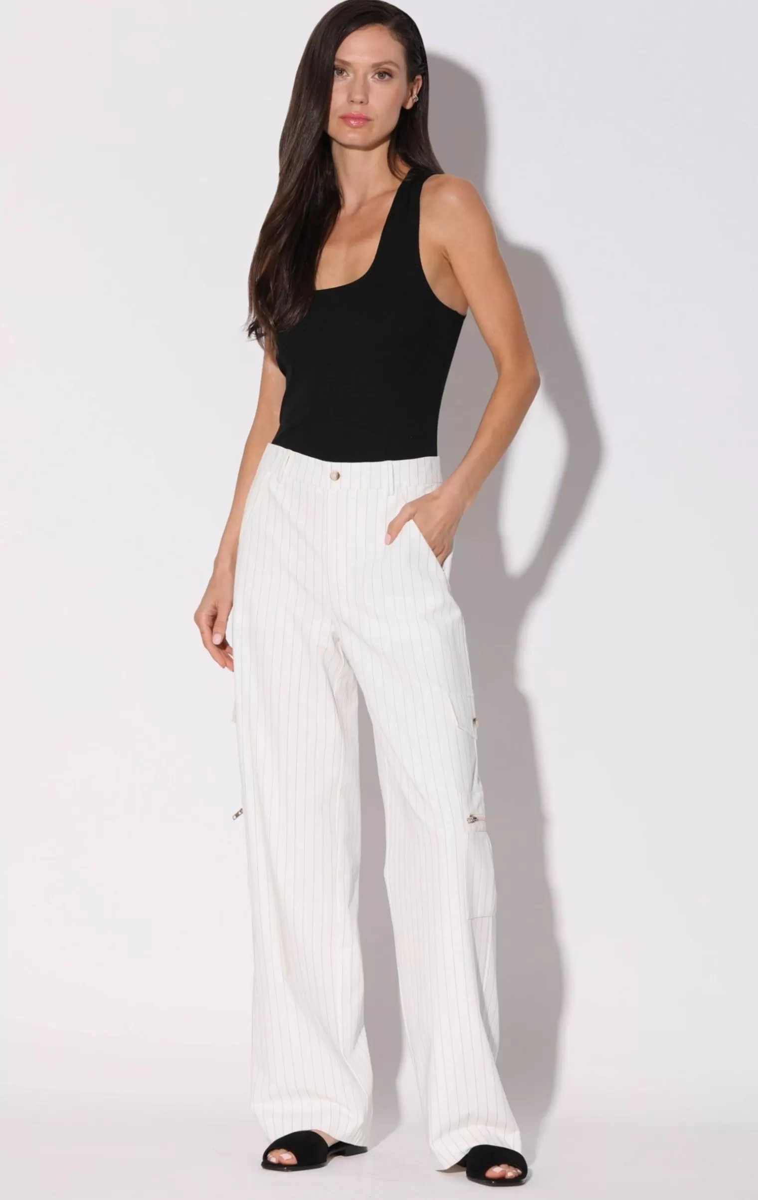 Walter Baker Tommy Pant, Chicago Pin Stripe>Women Bottoms