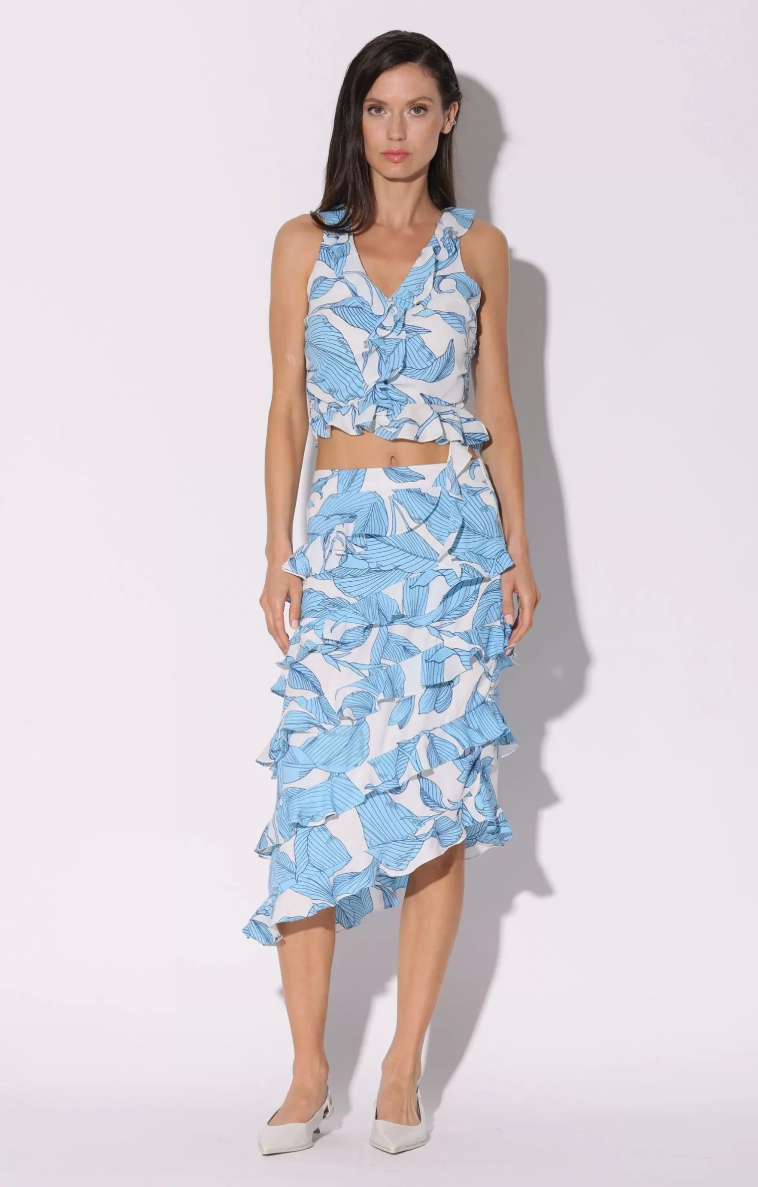 Walter Baker Vera Skirt, Paradise Palm>Women Bottoms